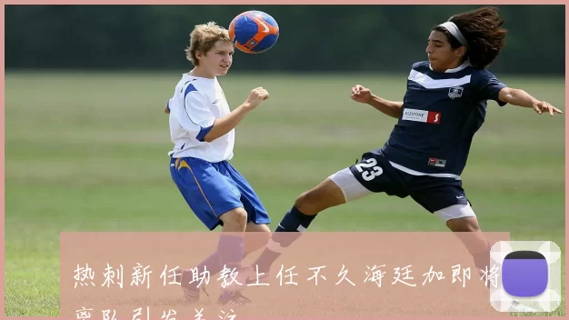 热刺新任助教上任不久海廷加即将离队引发关注